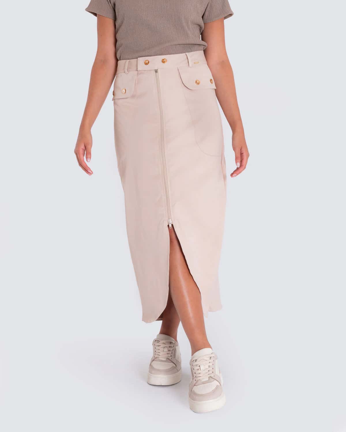 Falda arena para mujer