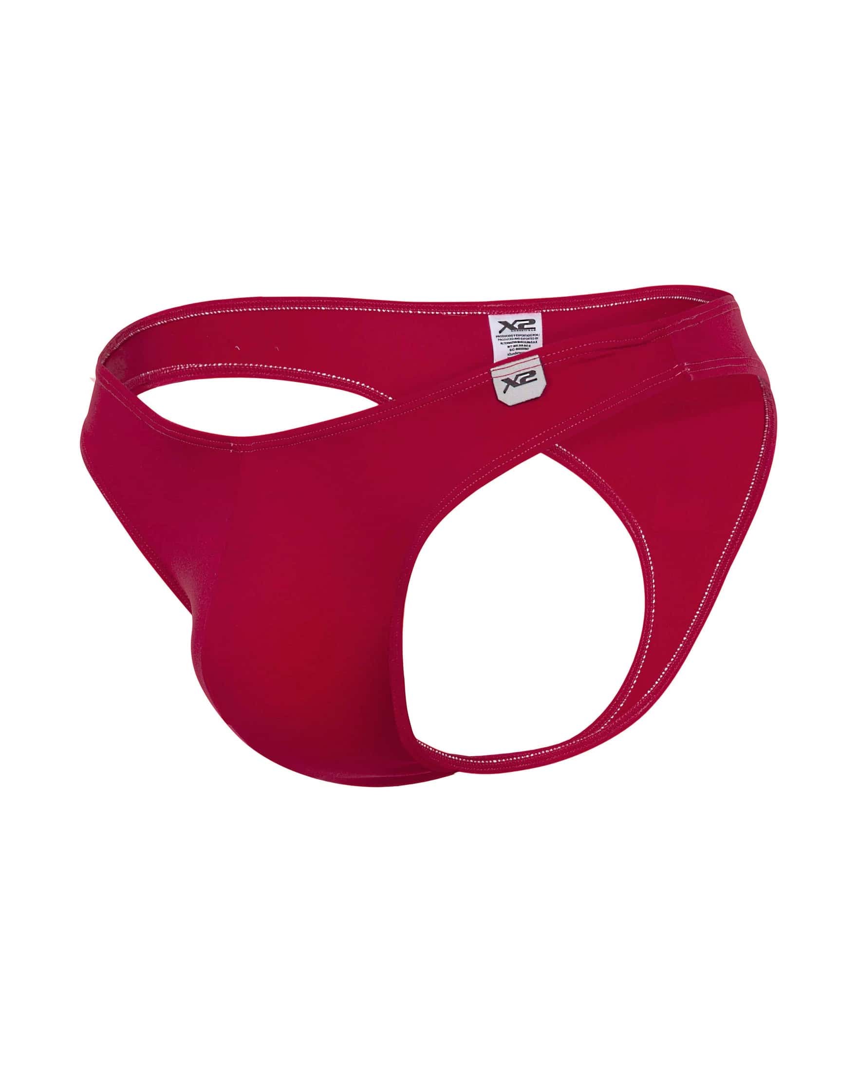 Bikini Tipo Hilo Nylon Monumental Rojo X2 - miniatura 1
