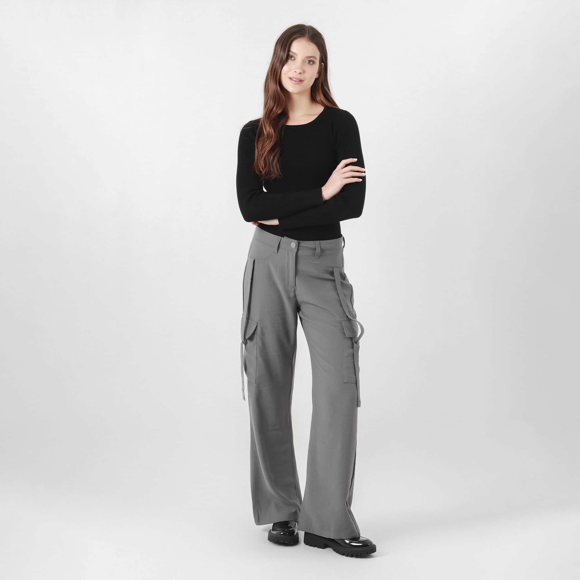 Pantalon Tiro Alto Bota Recta
