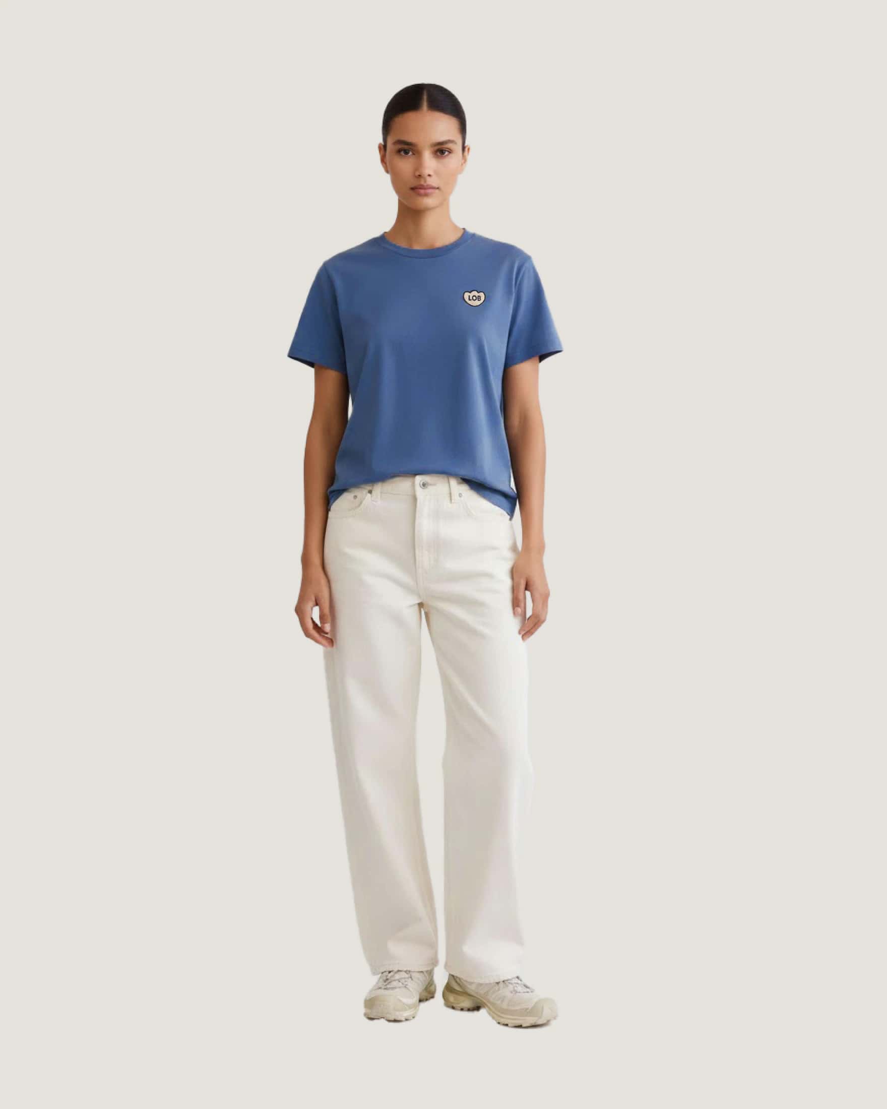 Camiseta Azul Espacial Mujer