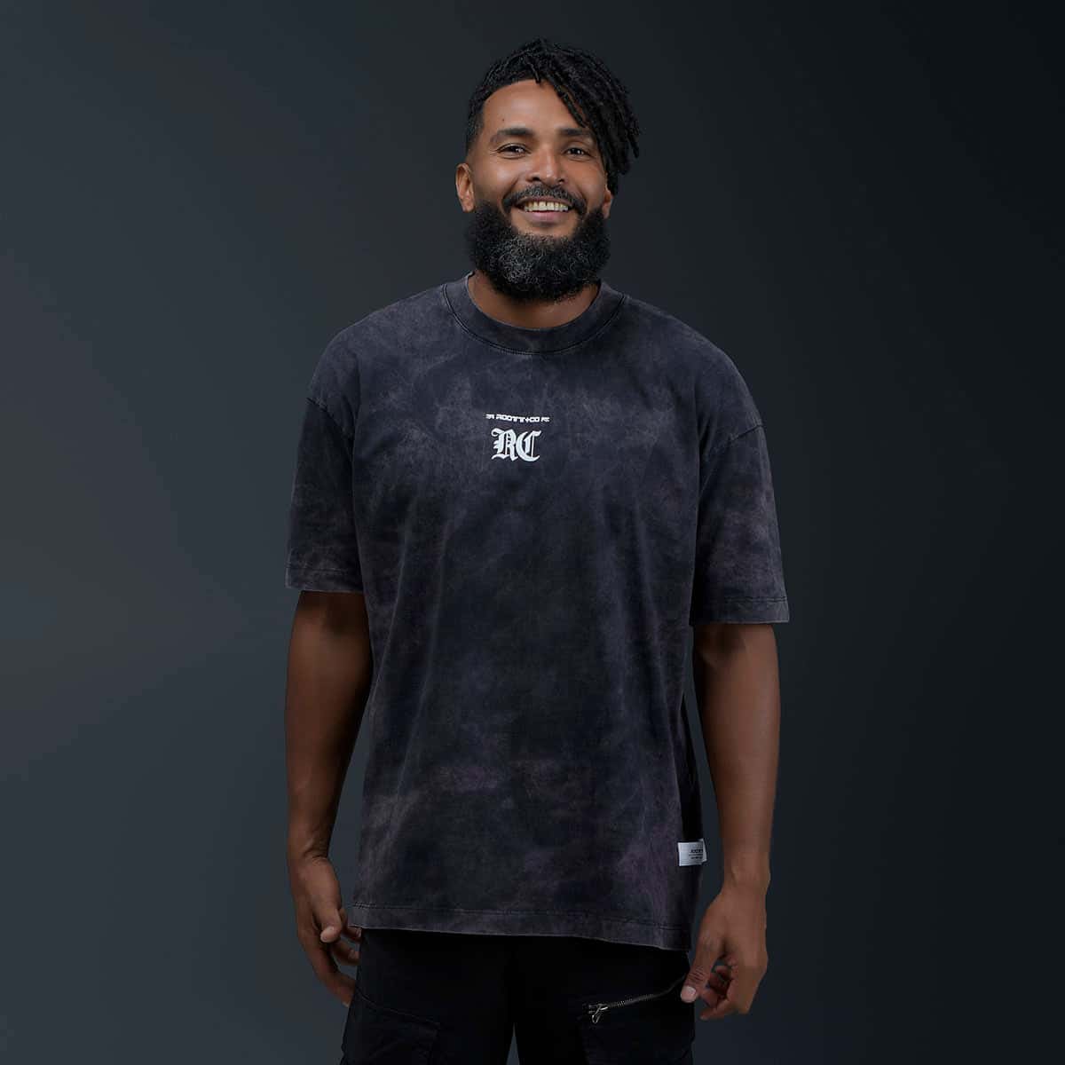 Camiseta Negra Unisex Oversize