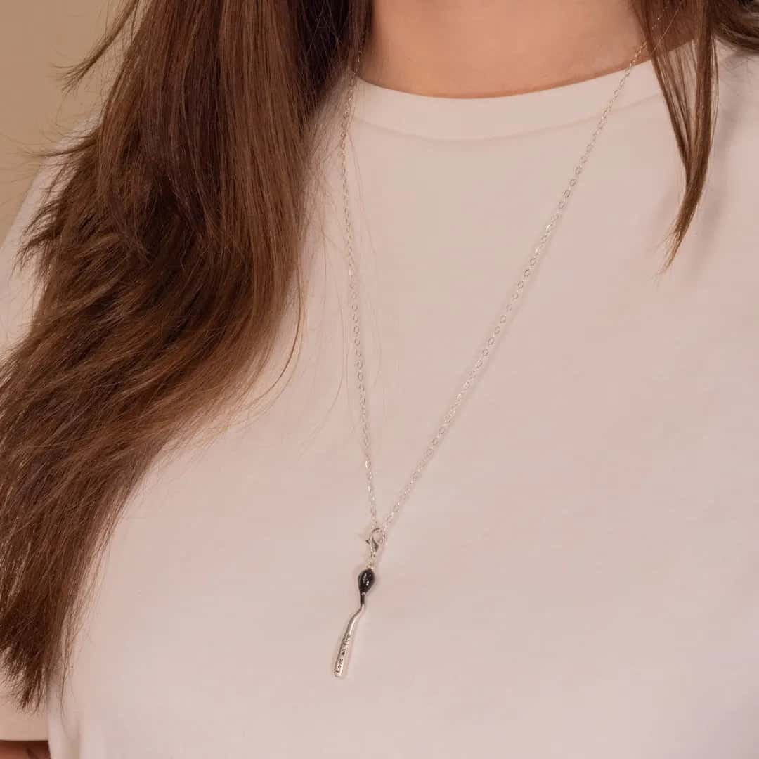 Dije Love On Fire Plata - miniatura 2