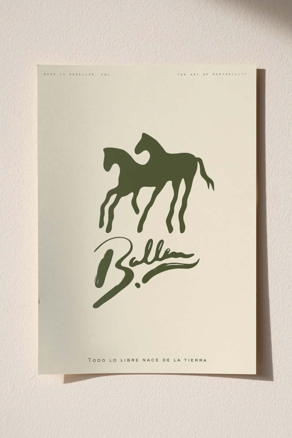 POSTER 50 X 70 - BALLEN HORSES