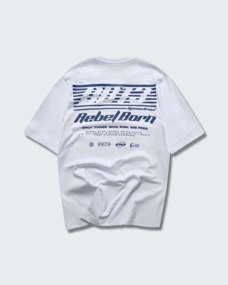 Camiseta Blanca Regular Rebel Born - miniatura 1