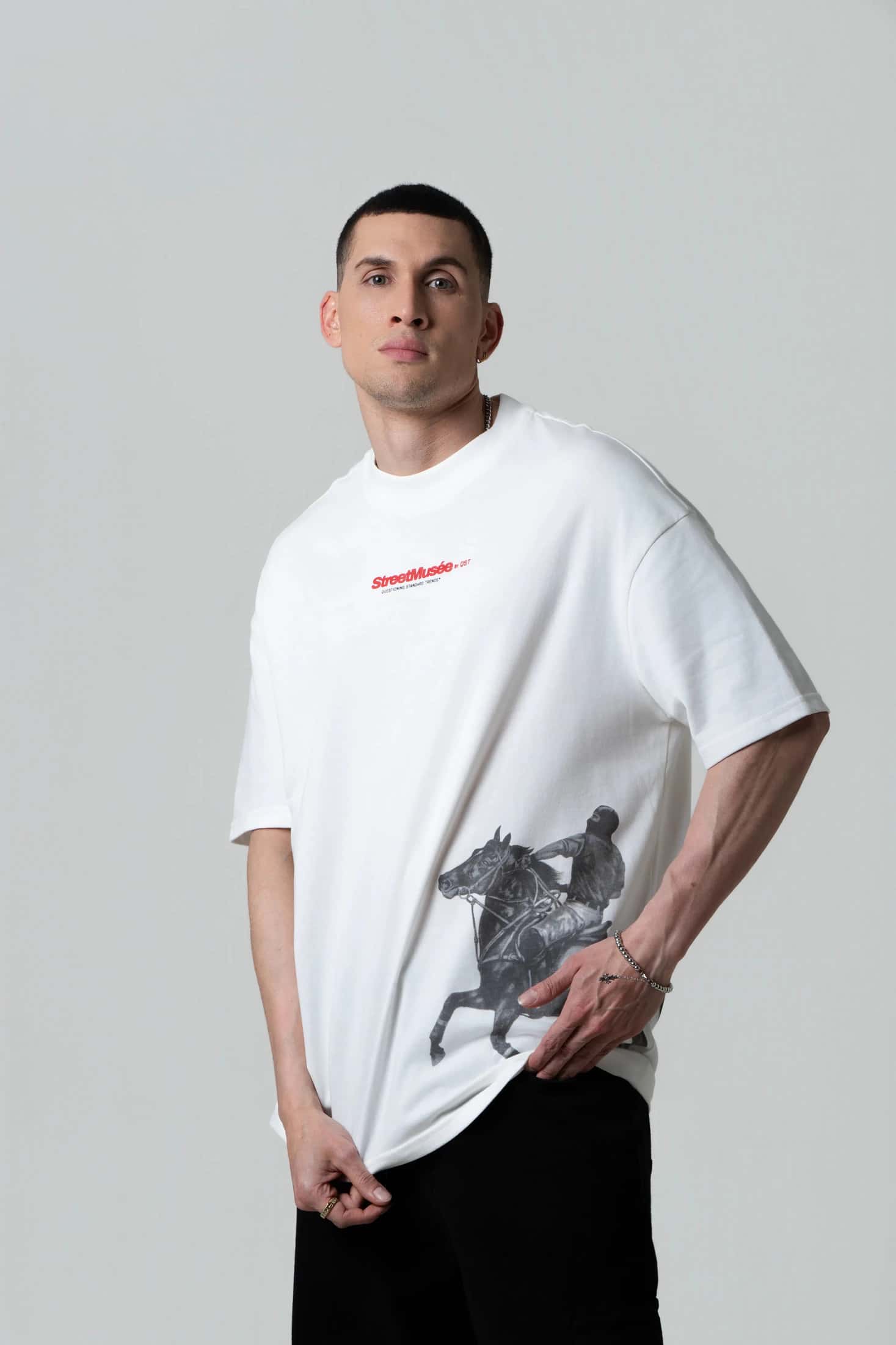 CAMISETA MANGA CORTA COLOR IVORY
