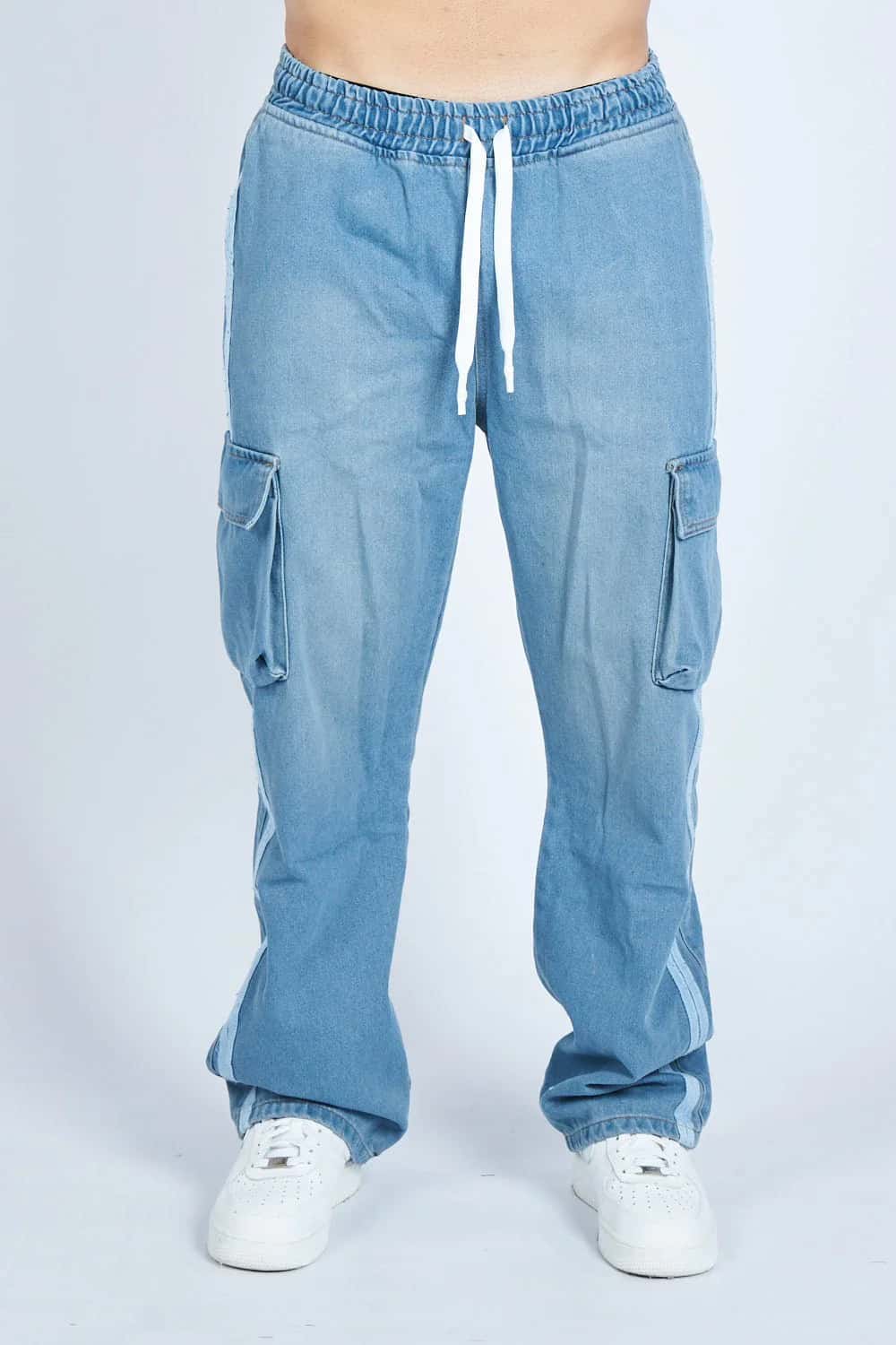 Pantalon cargo DENIM con hiladilla | DROP 03 |