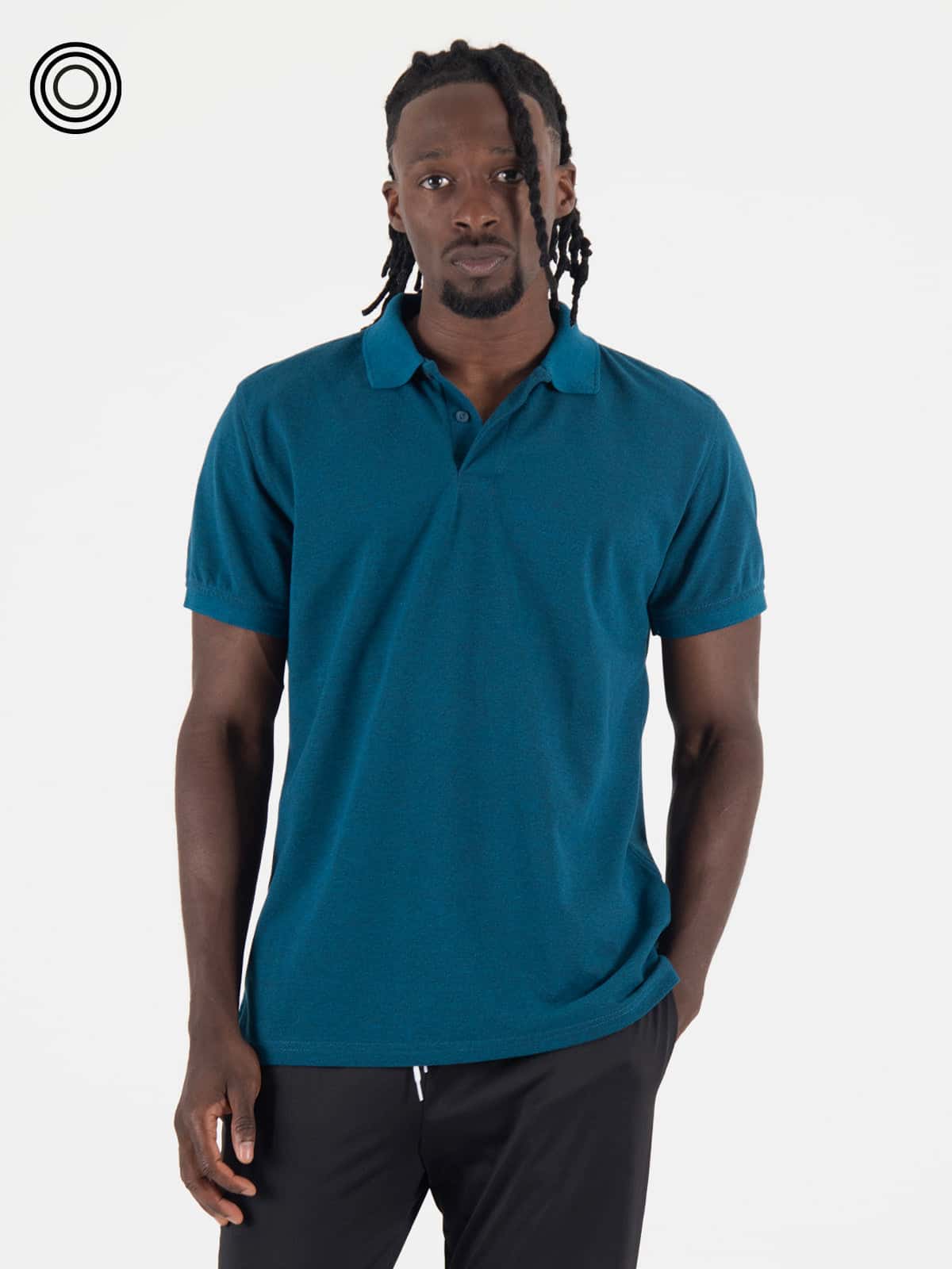 Polo Camiseta Azul Perla