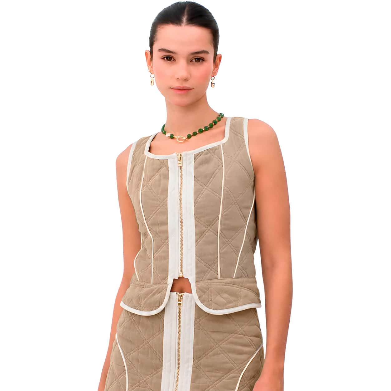 CORSET UNA TAUPE