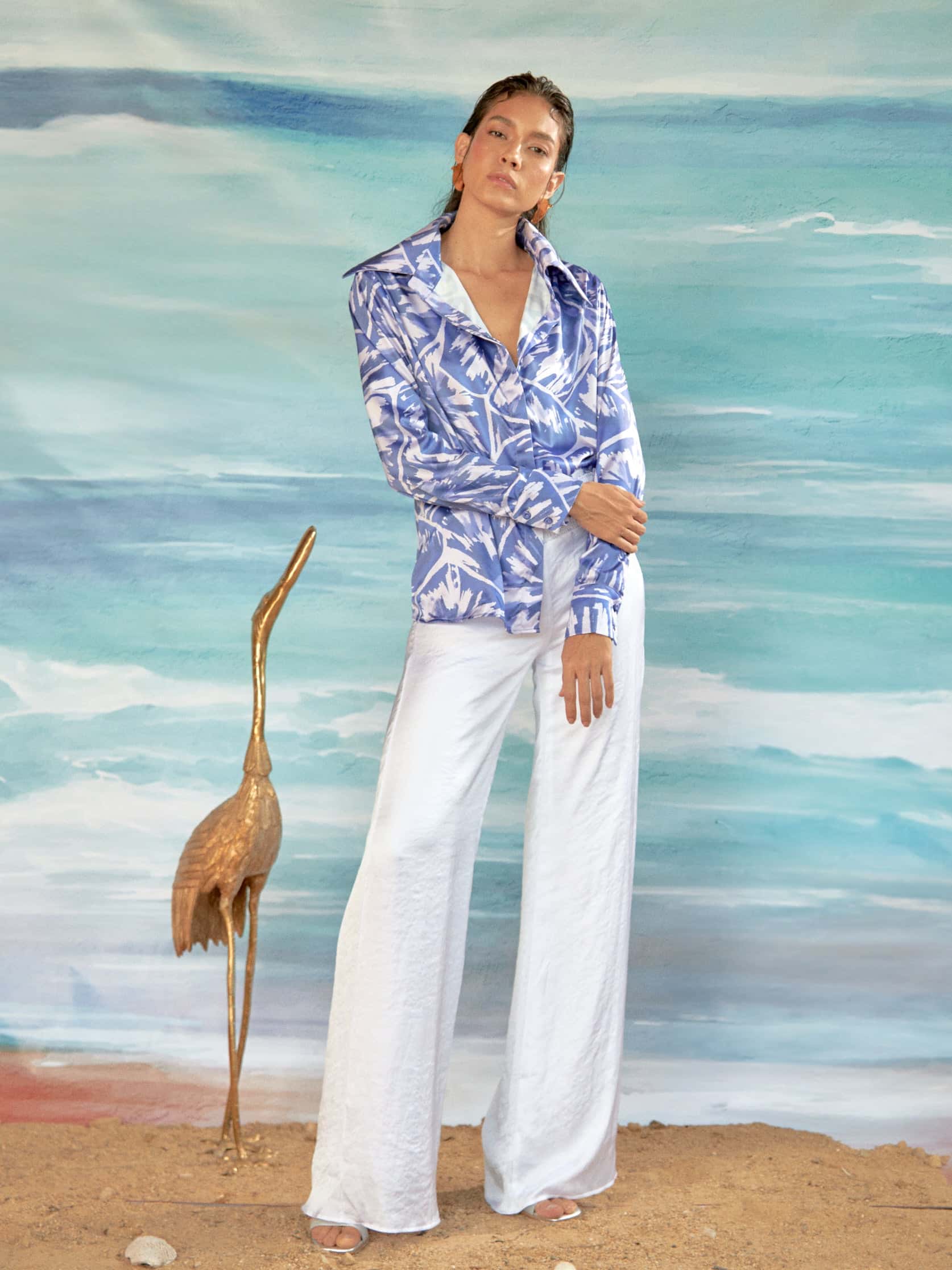 Blusa Klasik Tortuga Carey Azul - miniatura 2