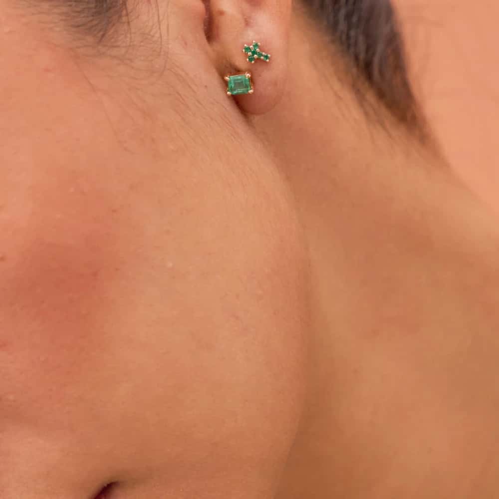 Pisa Sapphire Earrings - miniatura 2