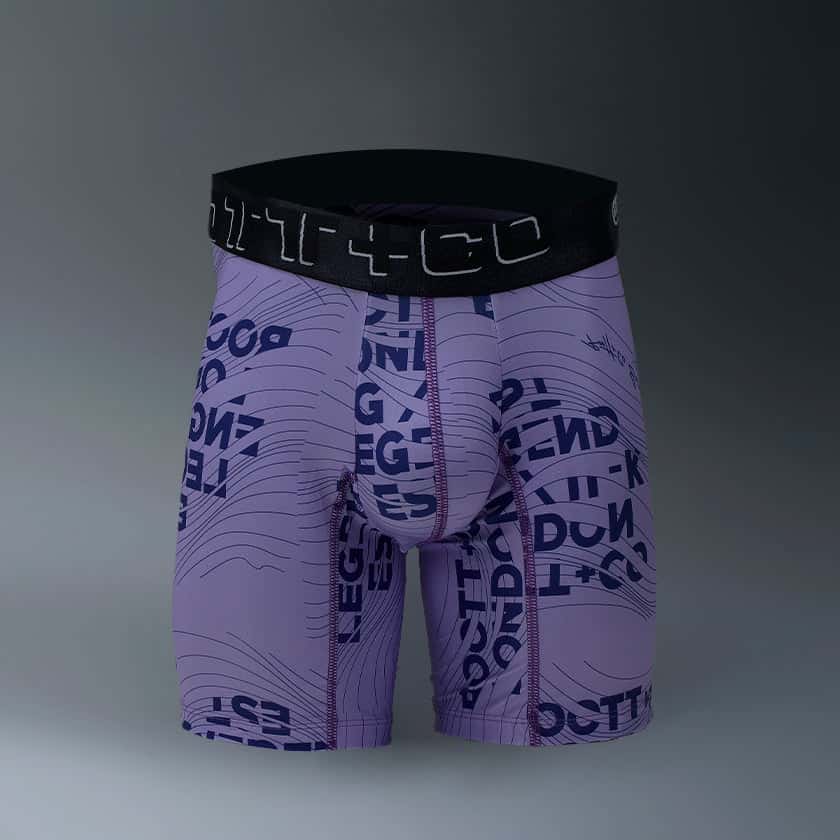 Bóxer Dúo Morado Negro