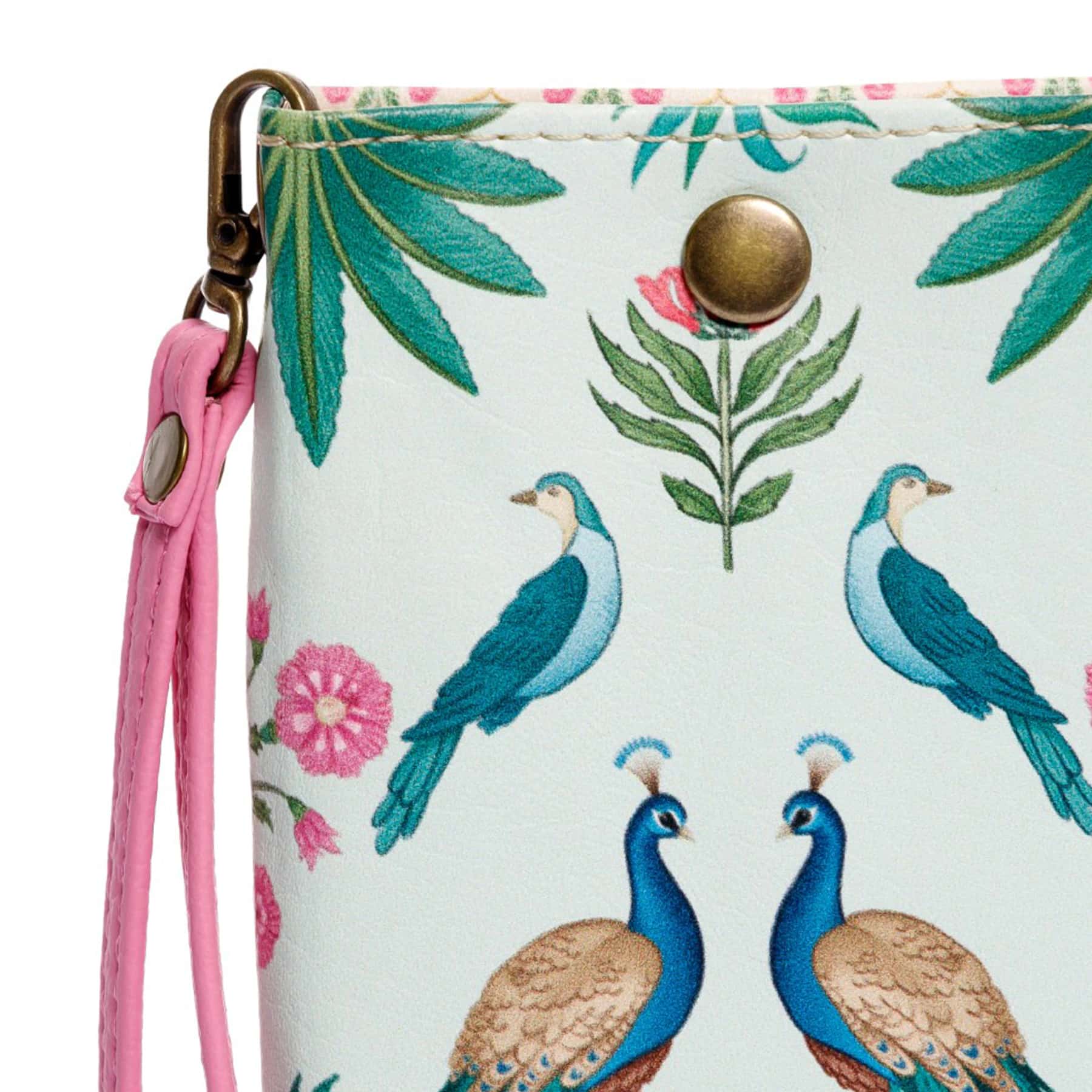 Estuche De Gafas O Celular Para Mujer Indian Garden Con Pulsera Y Broche - miniatura 4