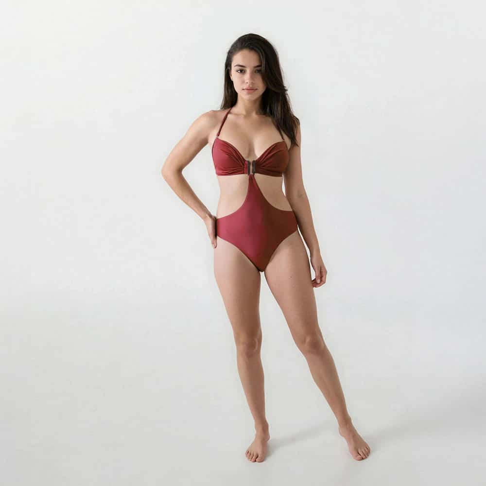 Vestido de Baño  Trikini Terracota