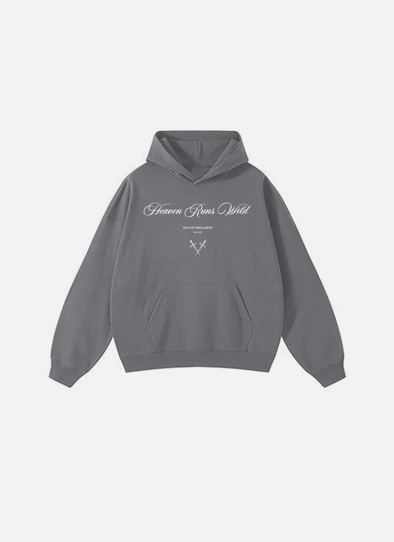 Heaven Runs Wild Hoodie Grey