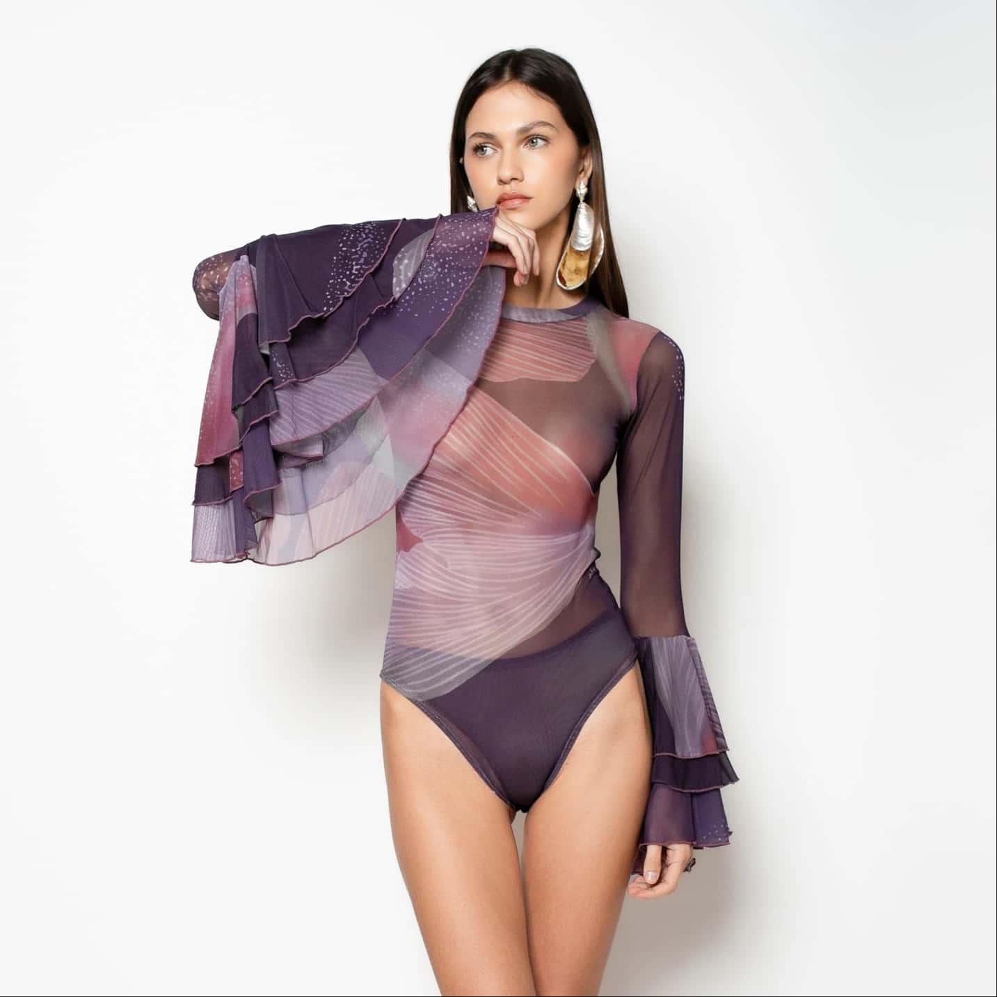 Nerea ruffle Bodysuit
