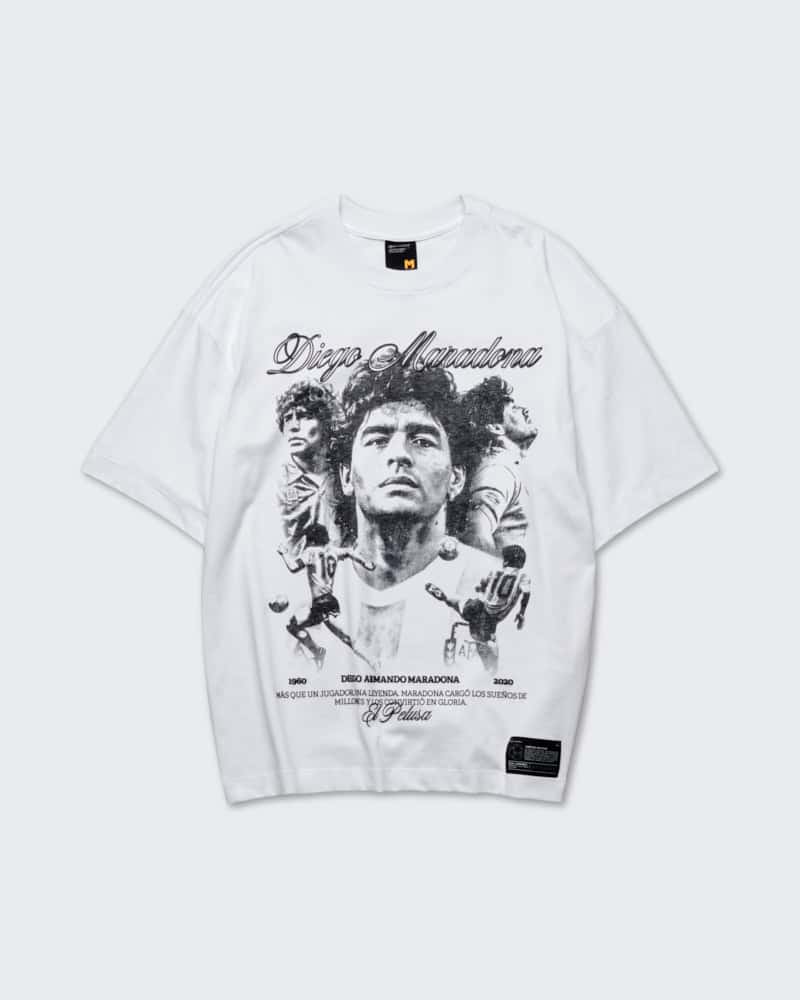 Camiseta Blanca Oversize - Edición The King Of The Game - miniatura 1