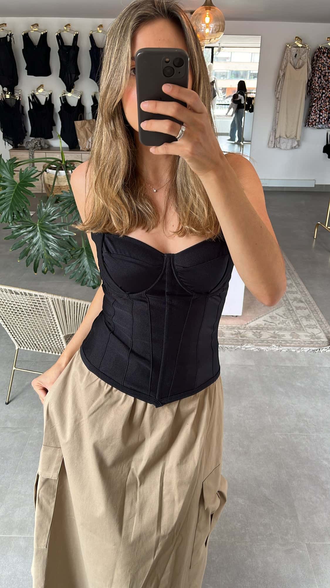 Corset Anna Negro - miniatura 3