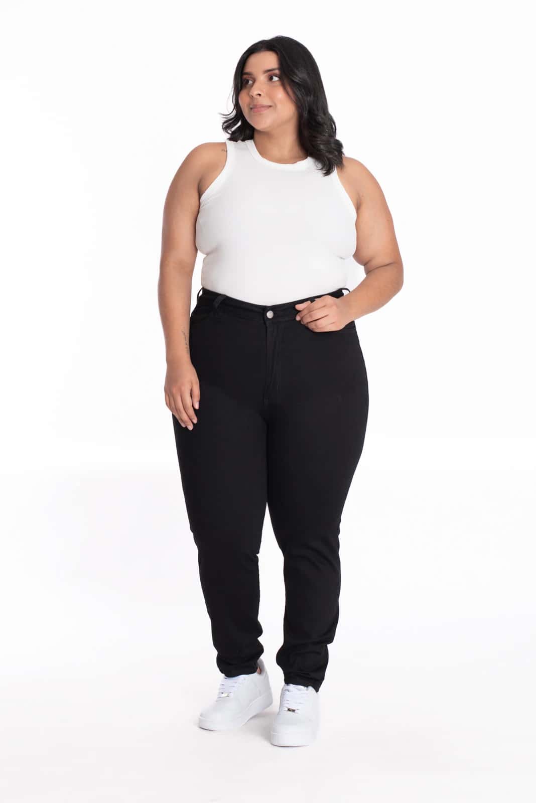 Jean Skinny Clásico Negro 408