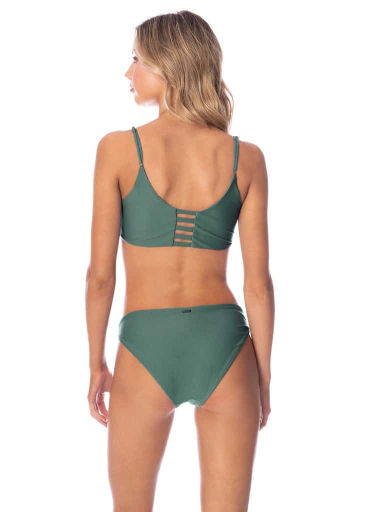 Maaji Eucalyptus Green Praia Classic Bralette Bikini Top - miniatura 2