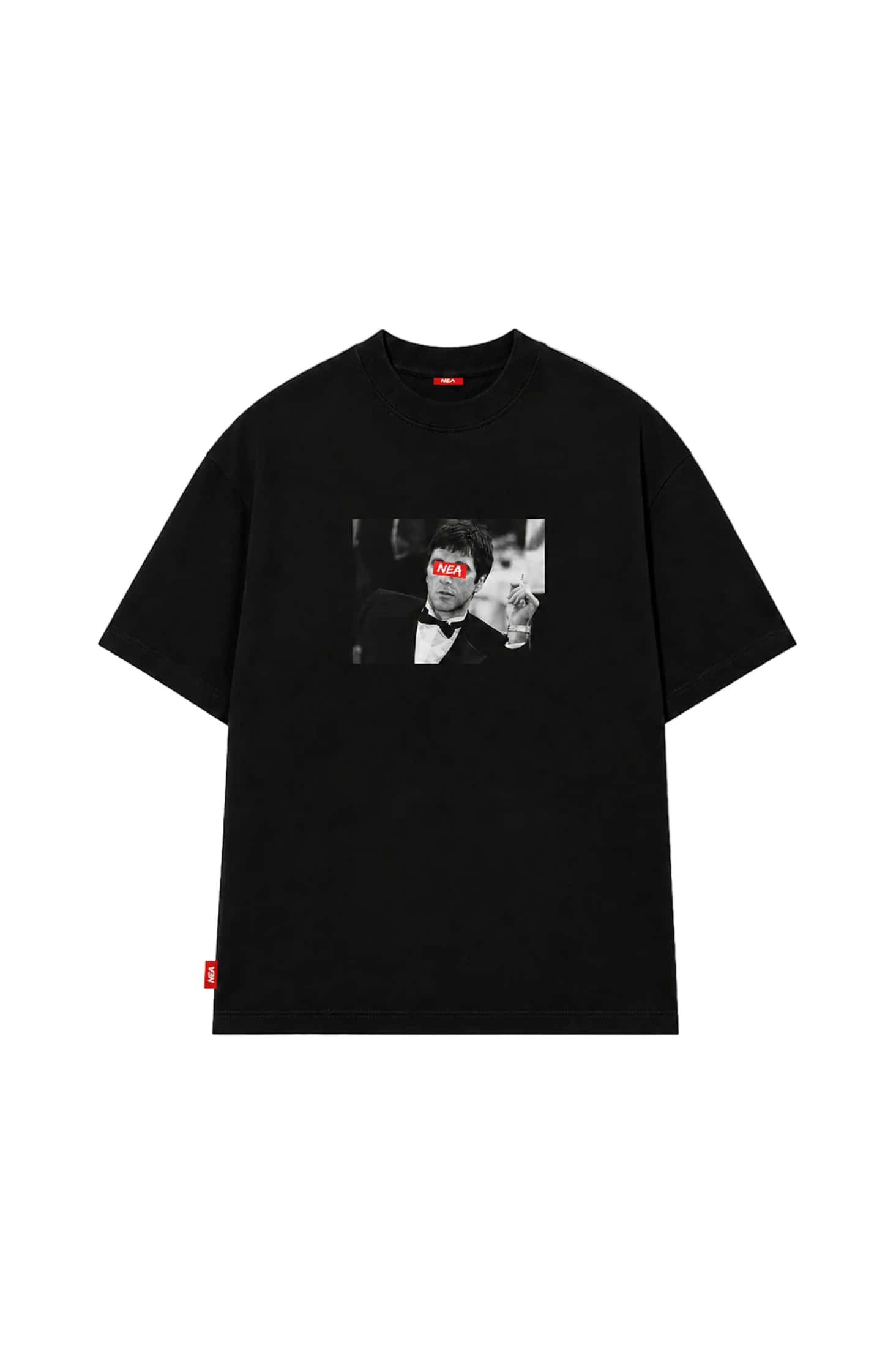 CAMISETA REGULAR TIGERTAIL NEGRO NEA