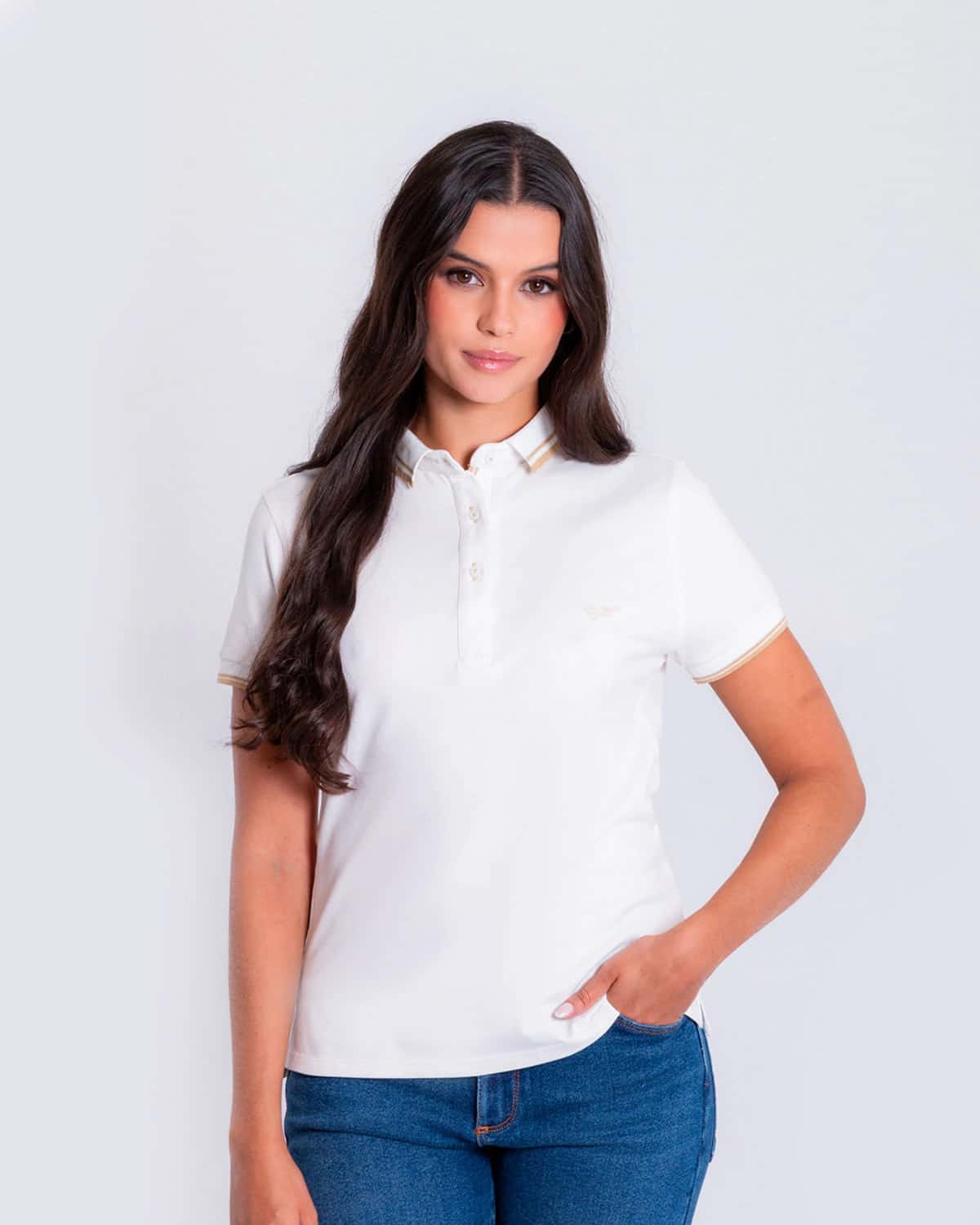 Polo ivory para mujer