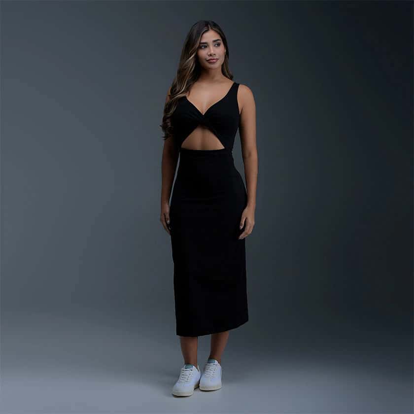 Vestido Negro Mujer