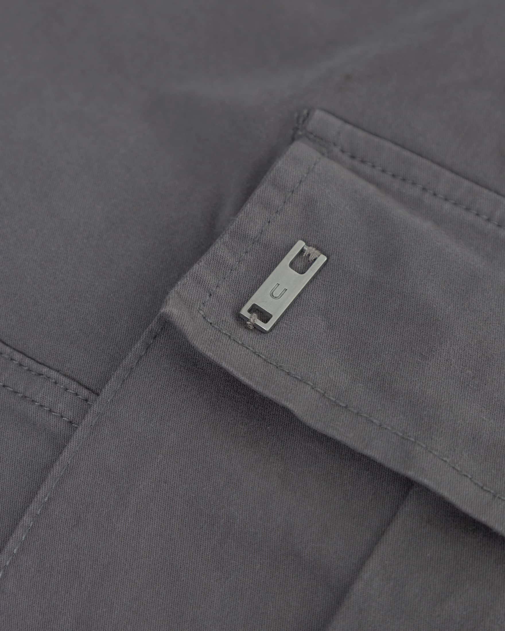 Basics Relaxed Cargo Pants Gray - miniatura 4
