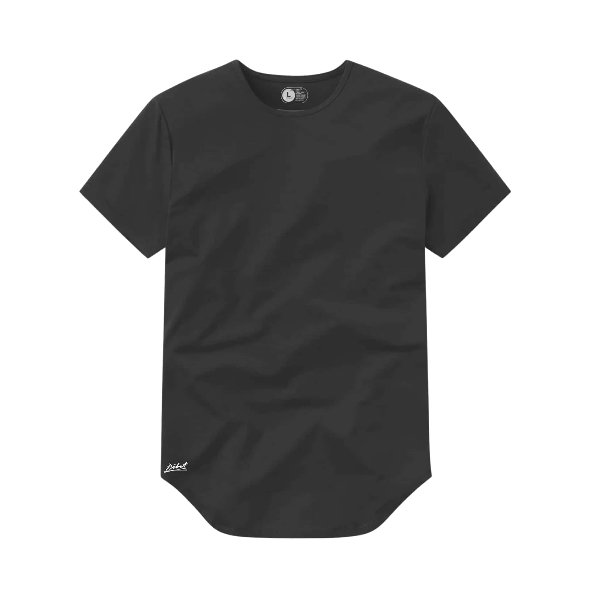 Camiseta Básica Curve Gris Oscuro