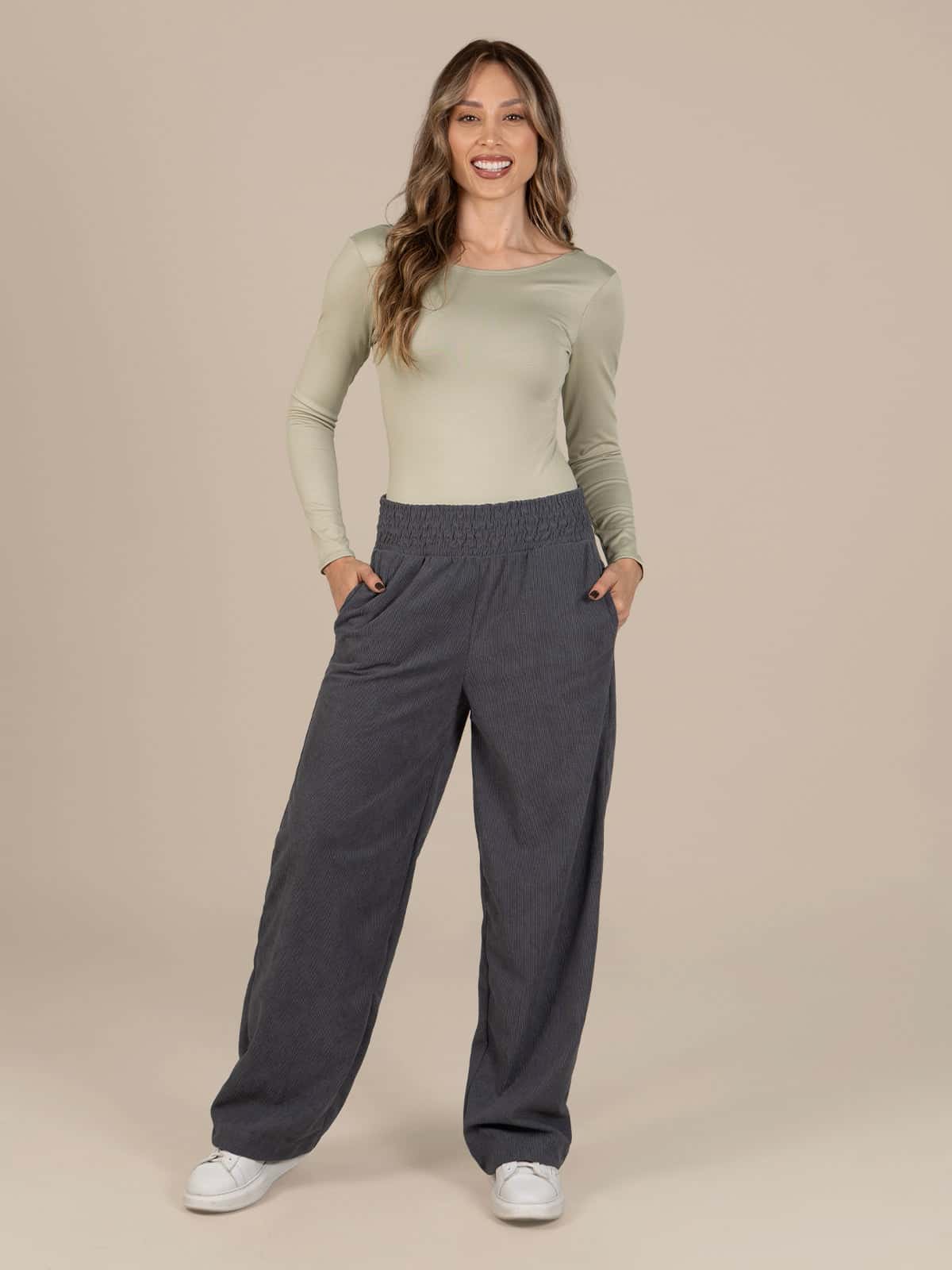 Pantalon karina indiana gris