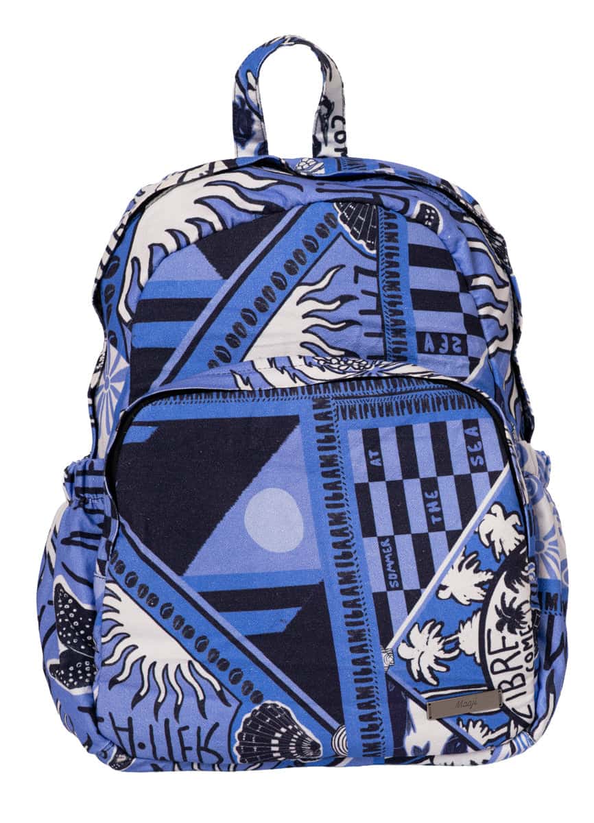 Maaji Blue Patchwork Roma Back Pack
