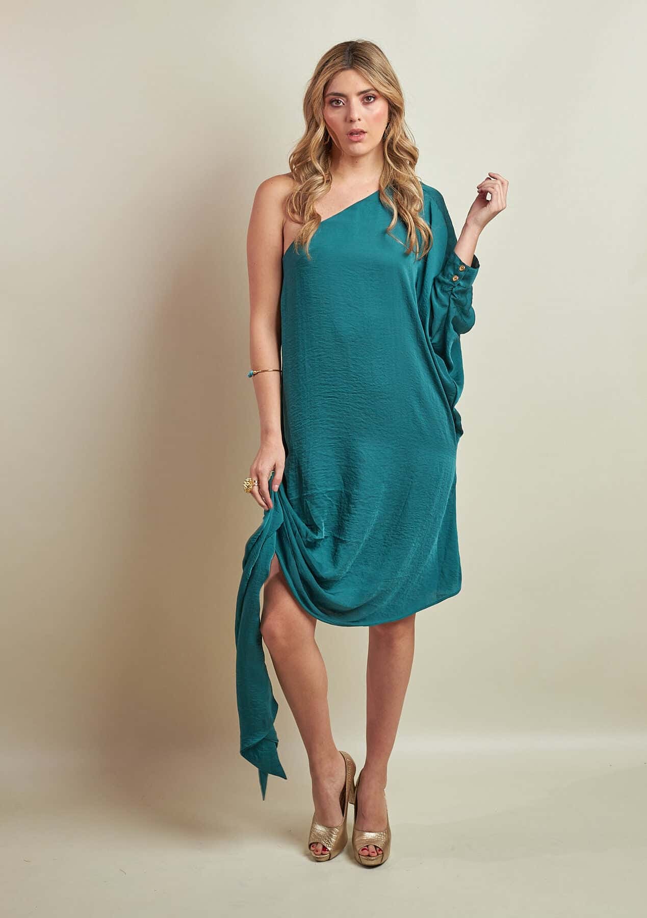 Vestido Bahía Verde Oliva - miniatura 4