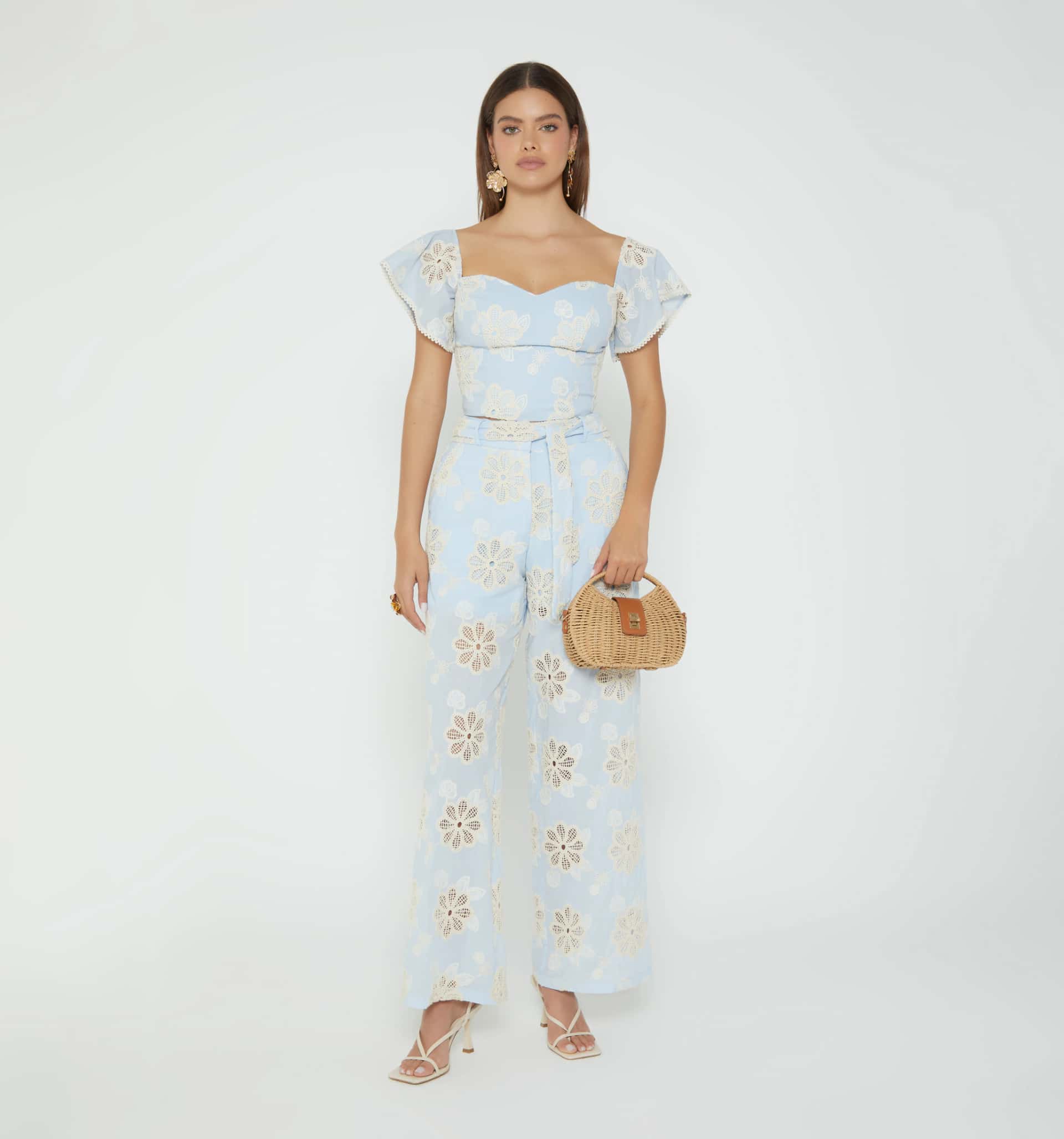 Blusa strapless con boleros
