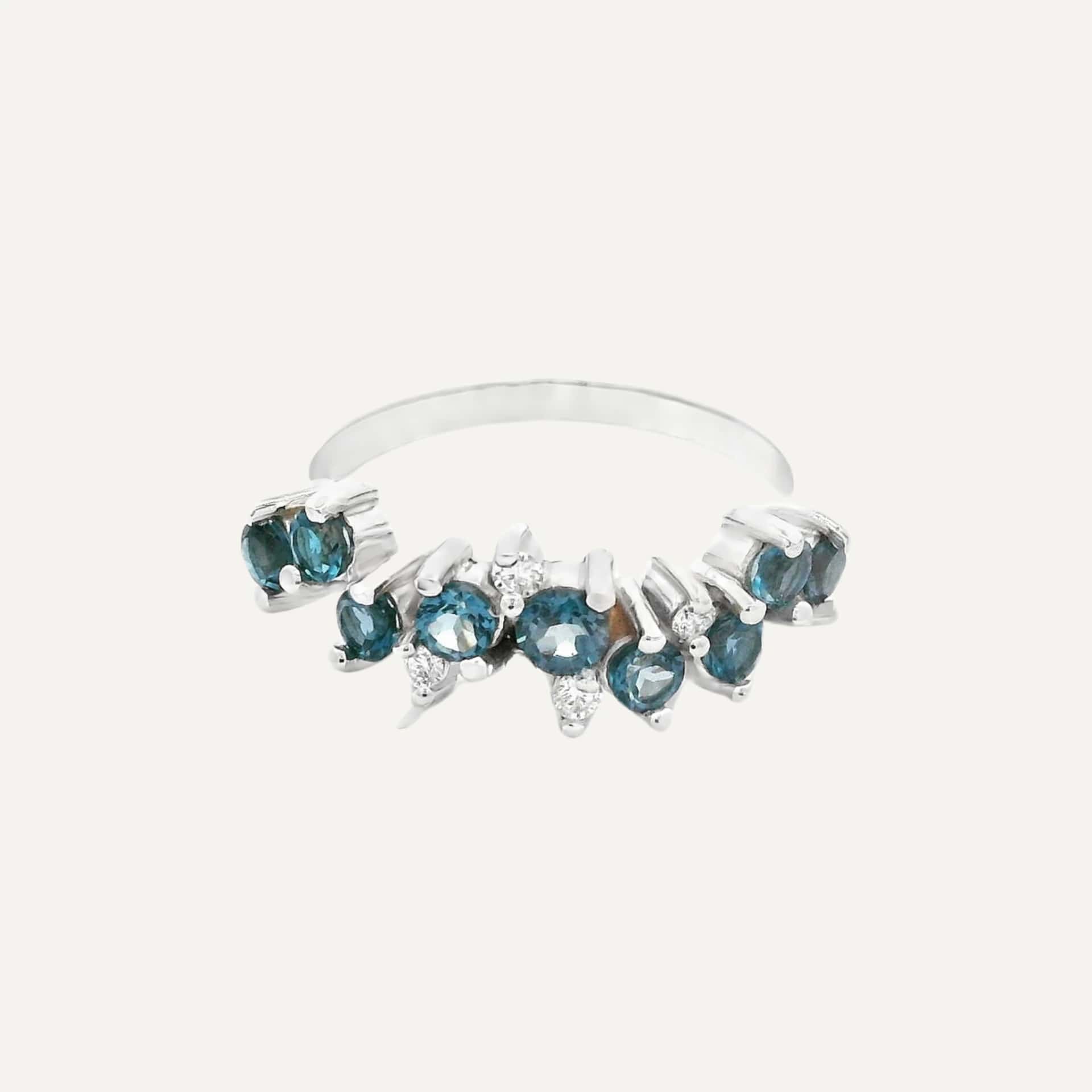 Anillo Zigzag Semipreciosas - miniatura 6