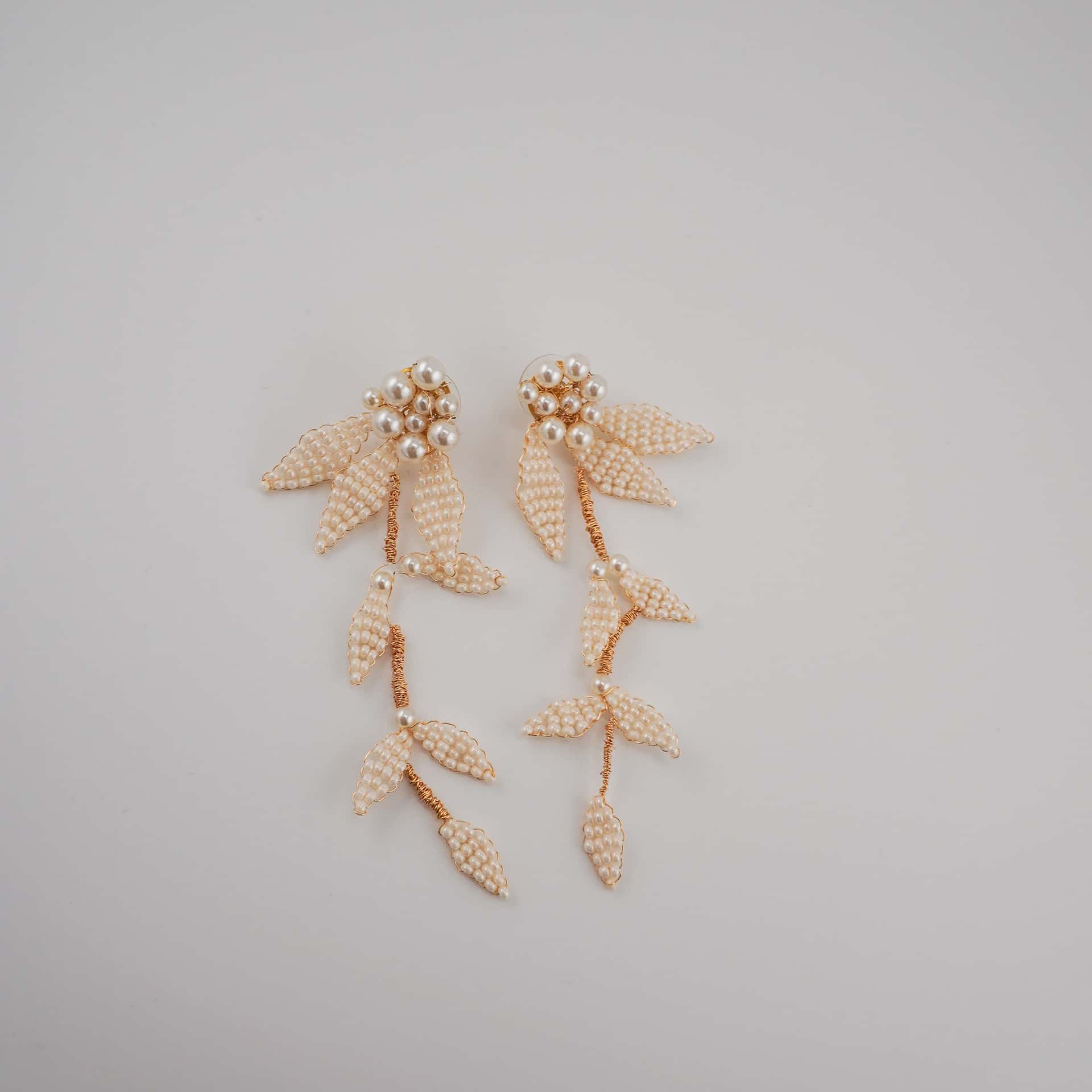 Ever After Petals & Pearls dangle earrings