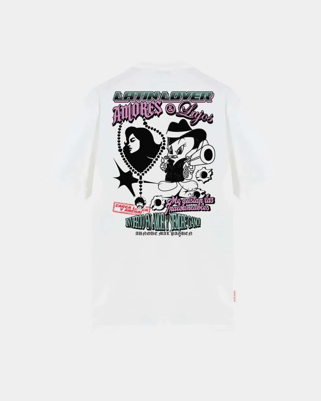 CAMISETA AMORES Y LUJOS CREMA