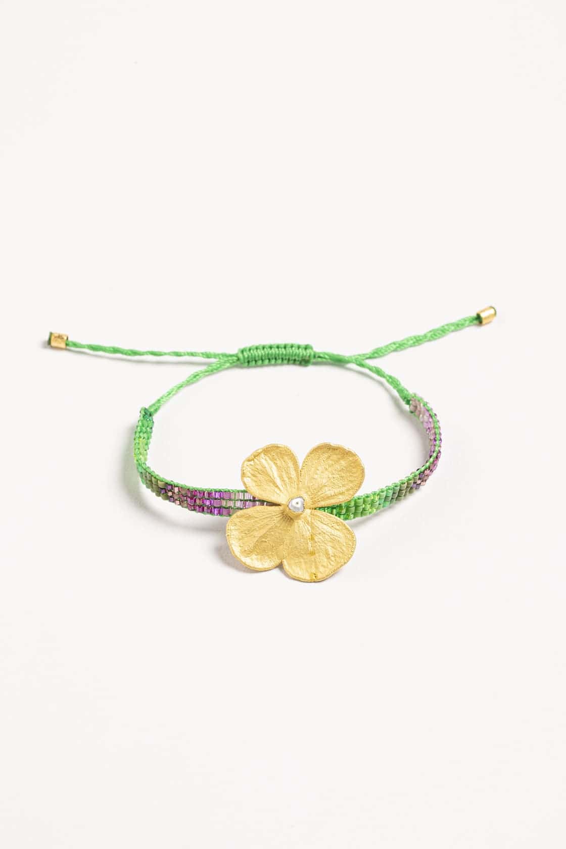 PI & MINI HYDRANGEA AND PEARL BRACELET