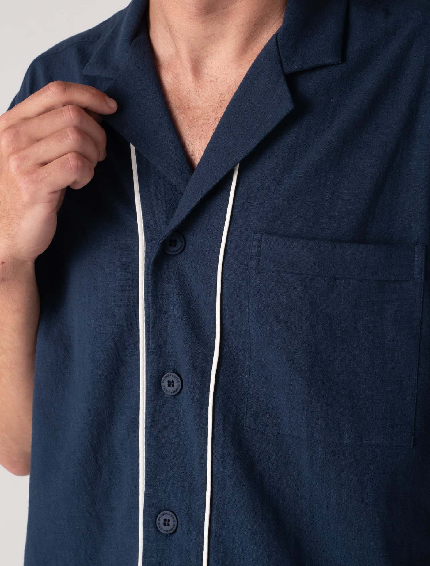 Positano Dark Navy - Camisa - miniatura 5