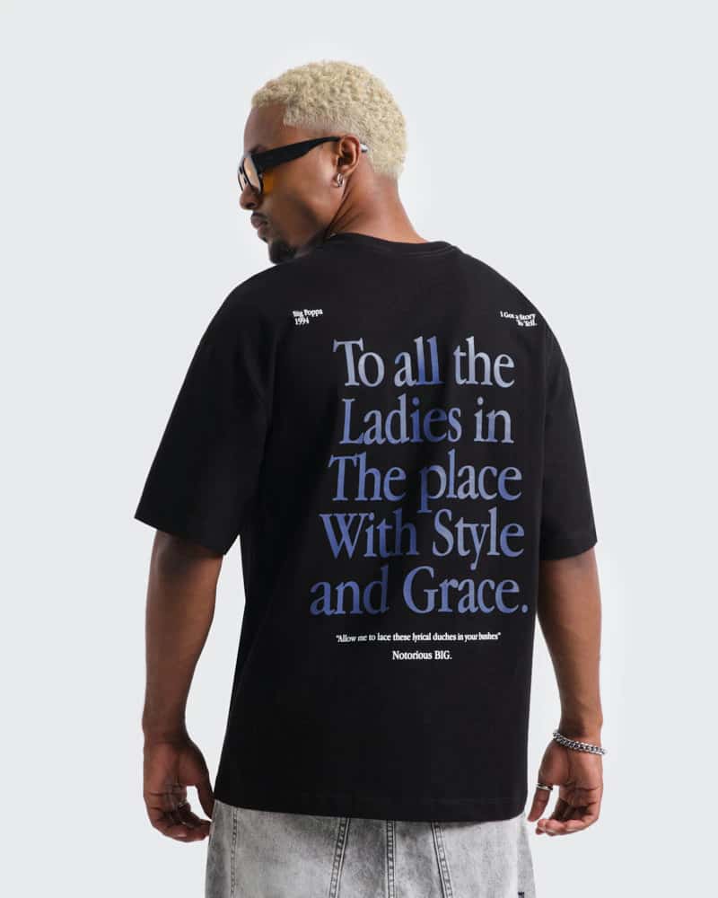 Camiseta Negra Oversize Legends - miniatura 3