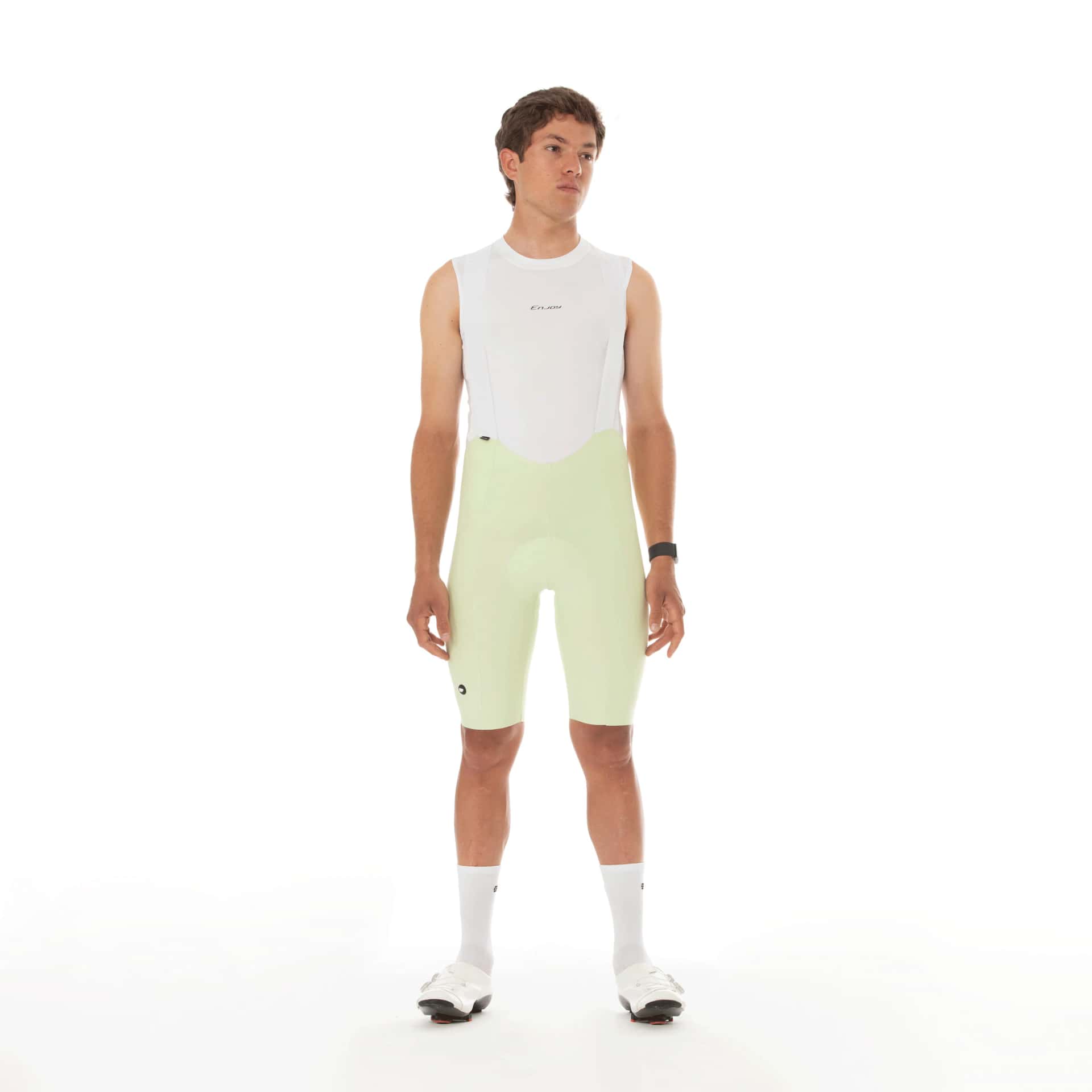 Pantaloneta Venge Verde Manzana Con Cortes - miniatura 2