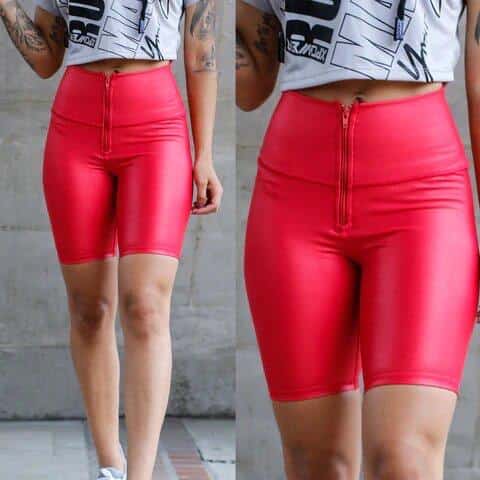 BIKER ROJO CIERRE