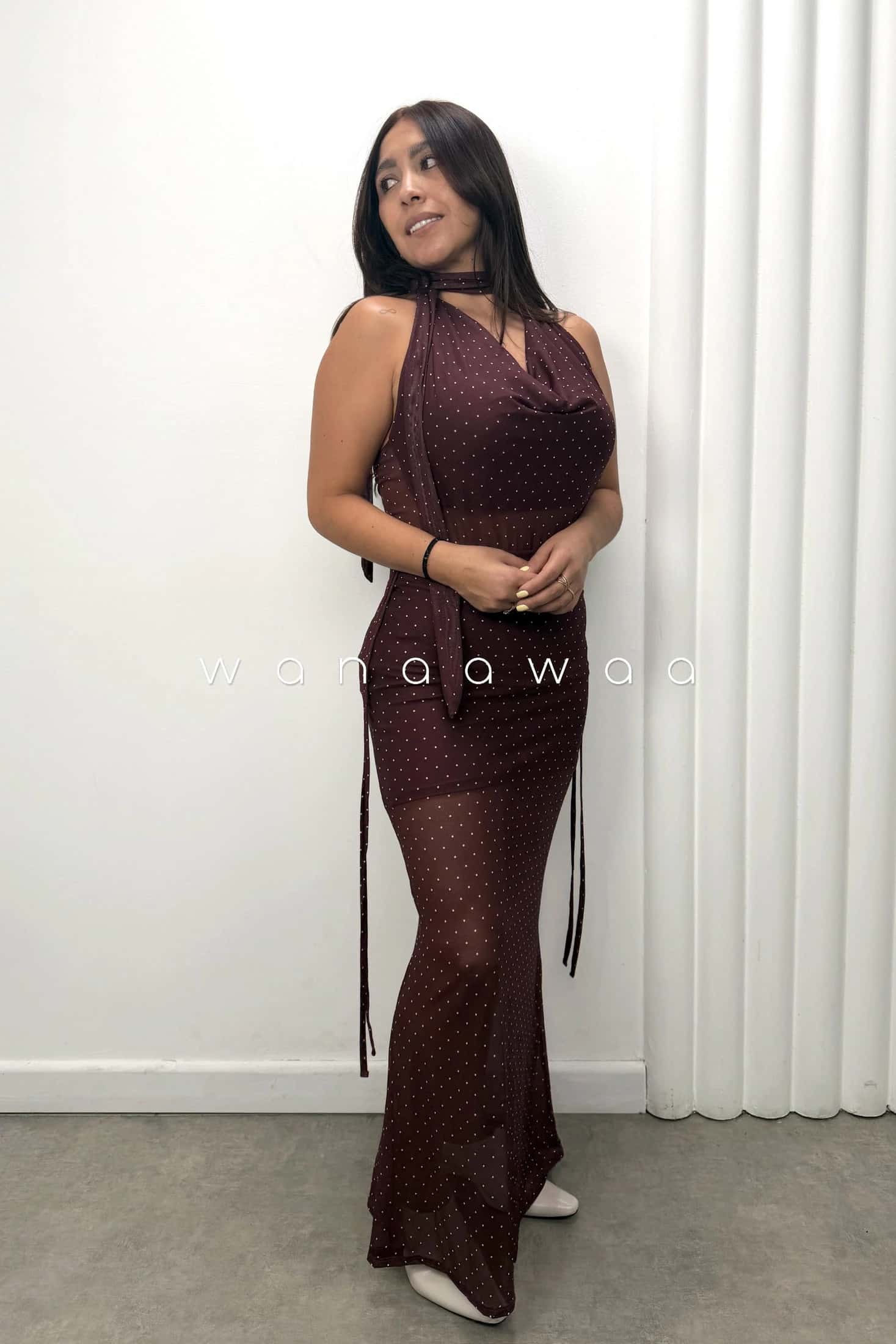 FALDA NIRA POLKA DOTS