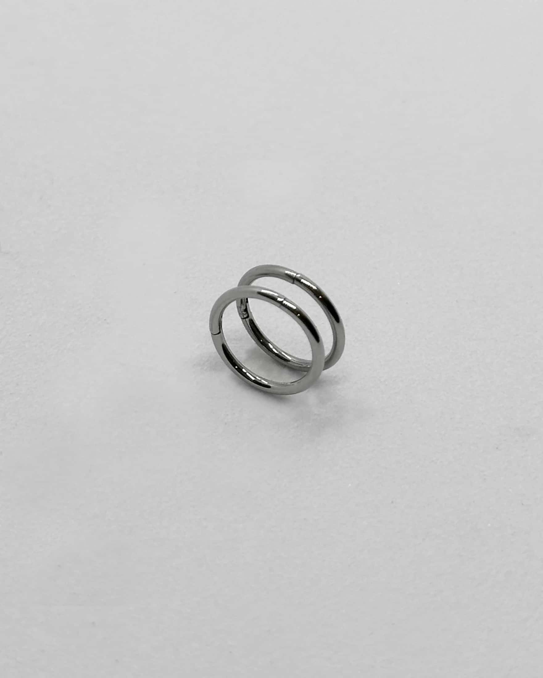 Basic Hoops - silver