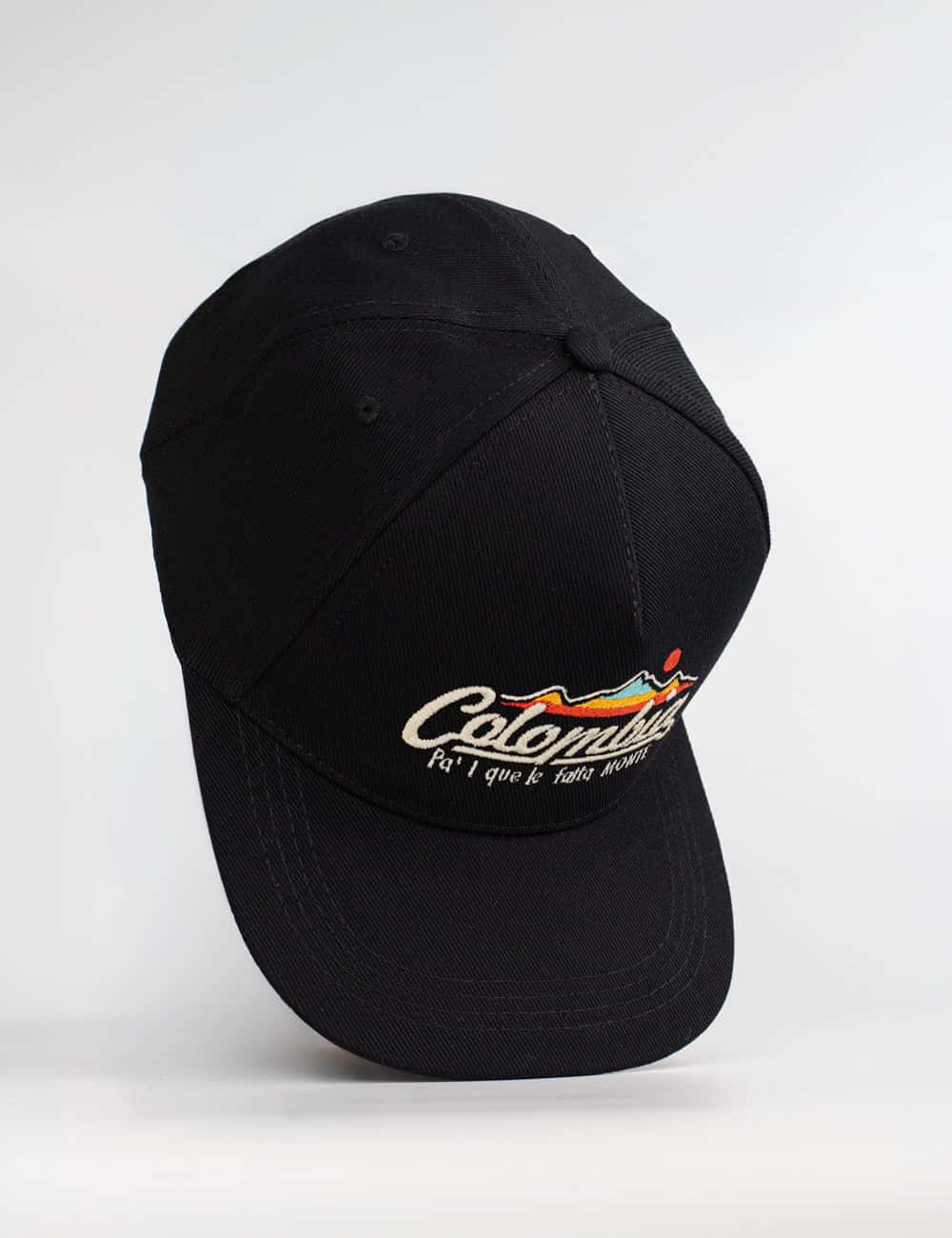 Gorra Desestructurada Drill negro Colombia Unisex