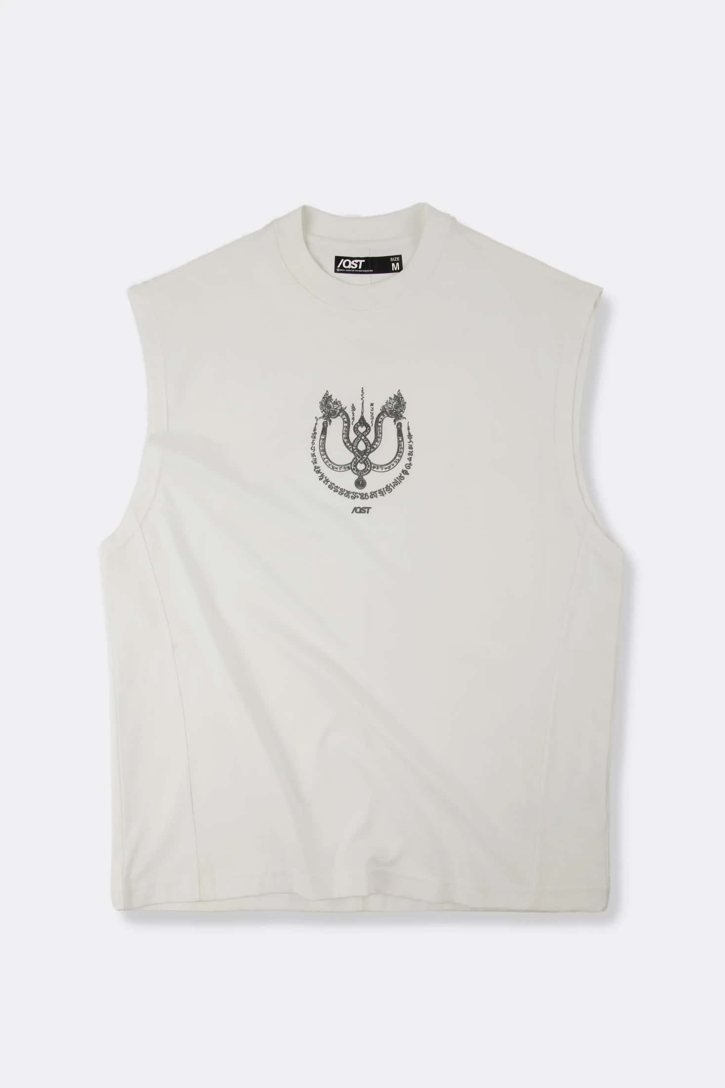 CAMISETA MANGA SISA COLOR IVORY