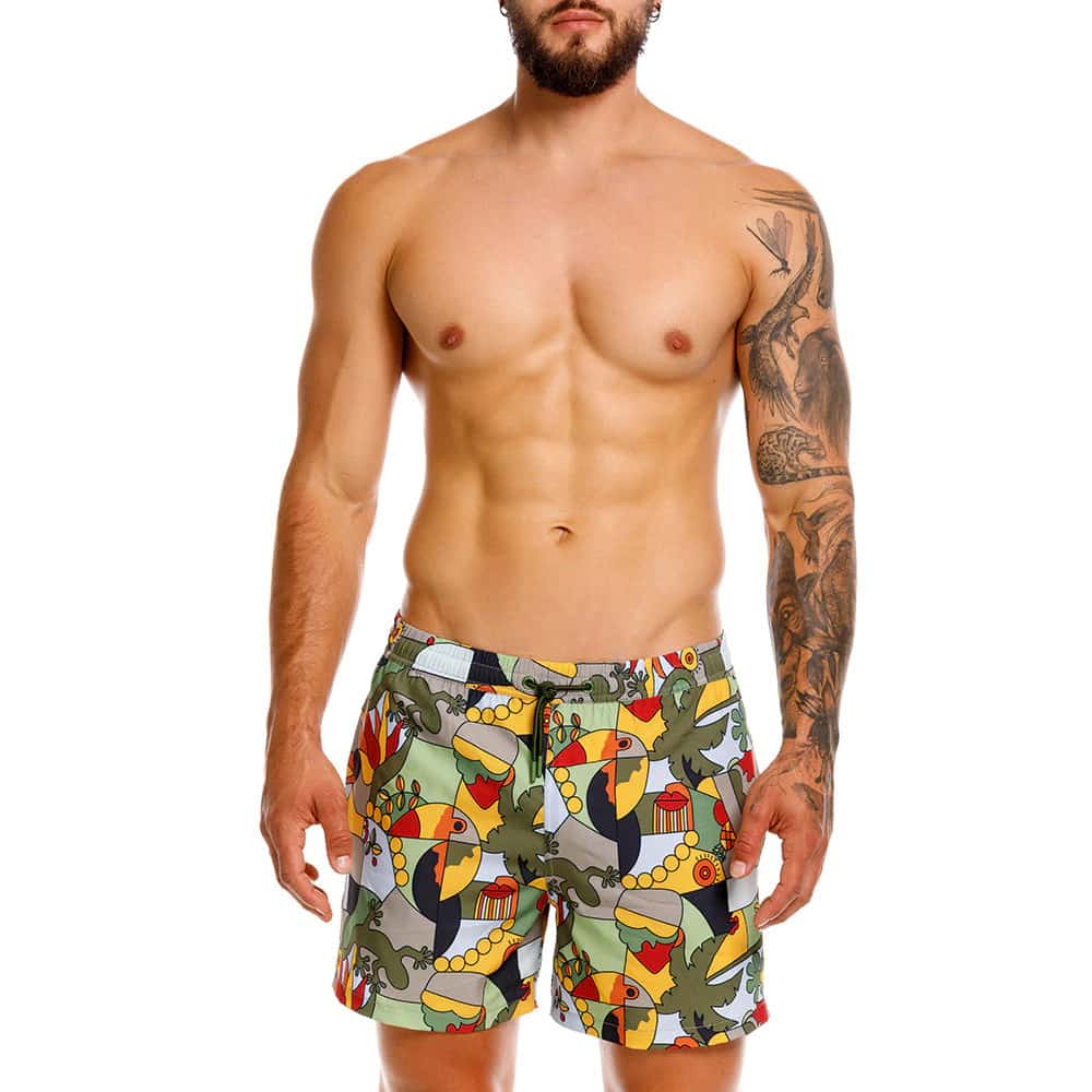 PANTALONETA MEDIA TRÓPICO VERDE