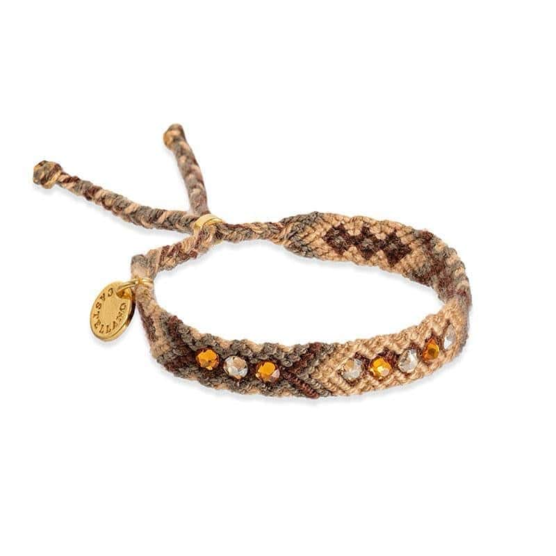 Wayuu Skinny Bracelet | Camel
