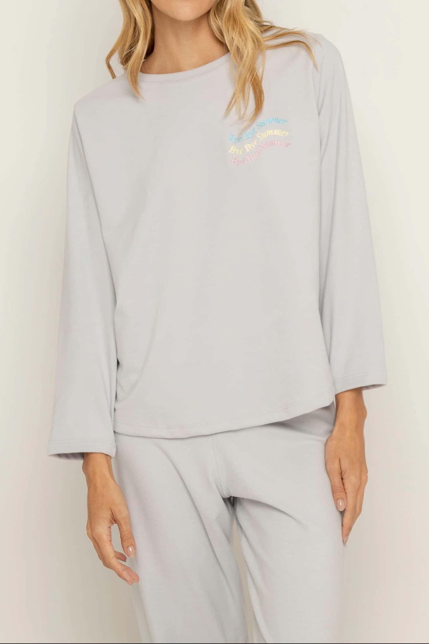 Conjunto pantalón térmico gris claro