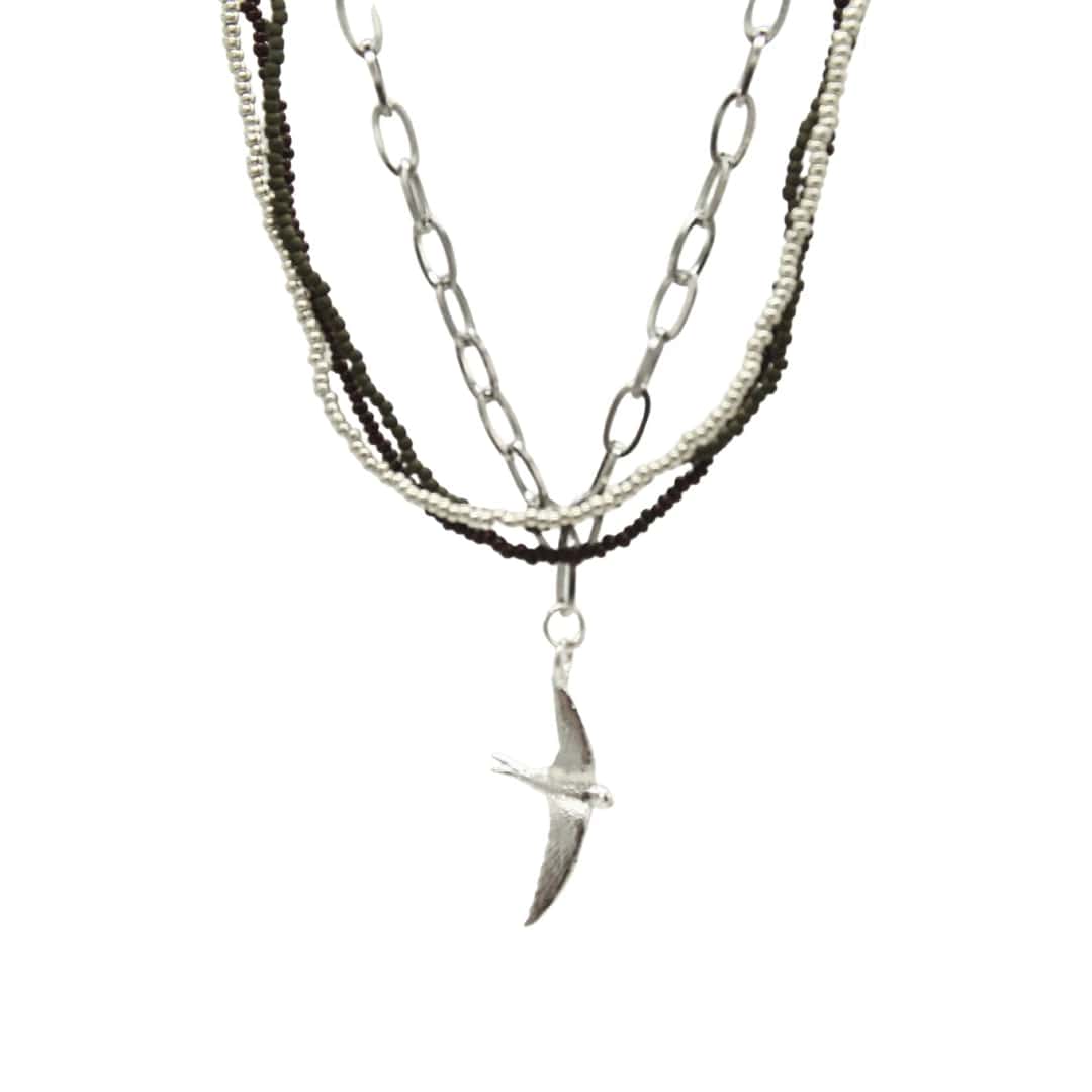 Cadenas cordones con vencejo silver