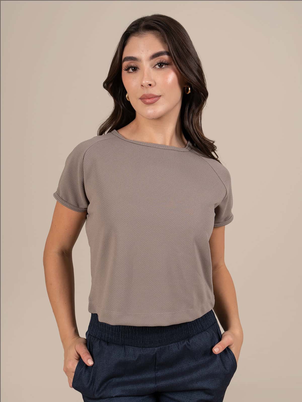 Blusa Brula Camel