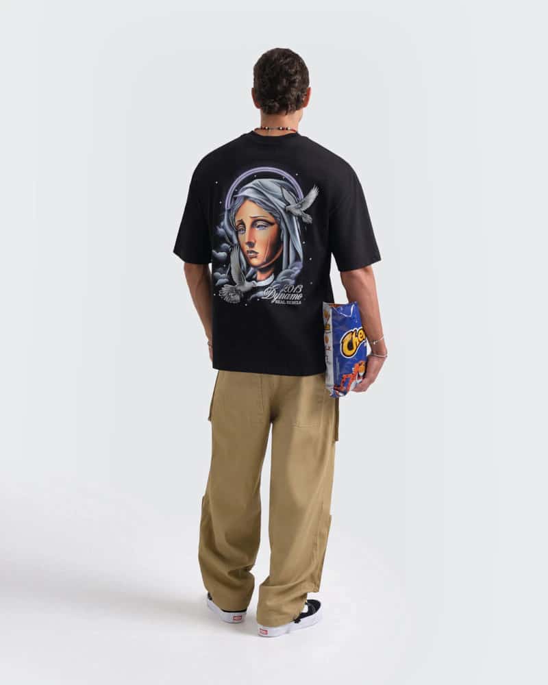 Camiseta Negra Oversize Divine Grace - miniatura 6